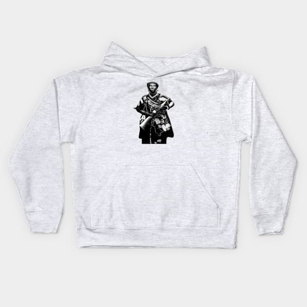 Yaa Asantewaa Ashanti Queen Kids Hoodie by Merchweaver